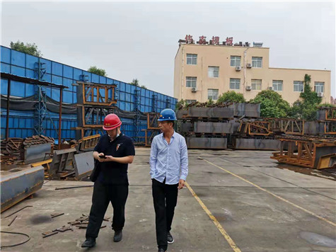 欢迎湖北武汉的客户到伟志模板厂家